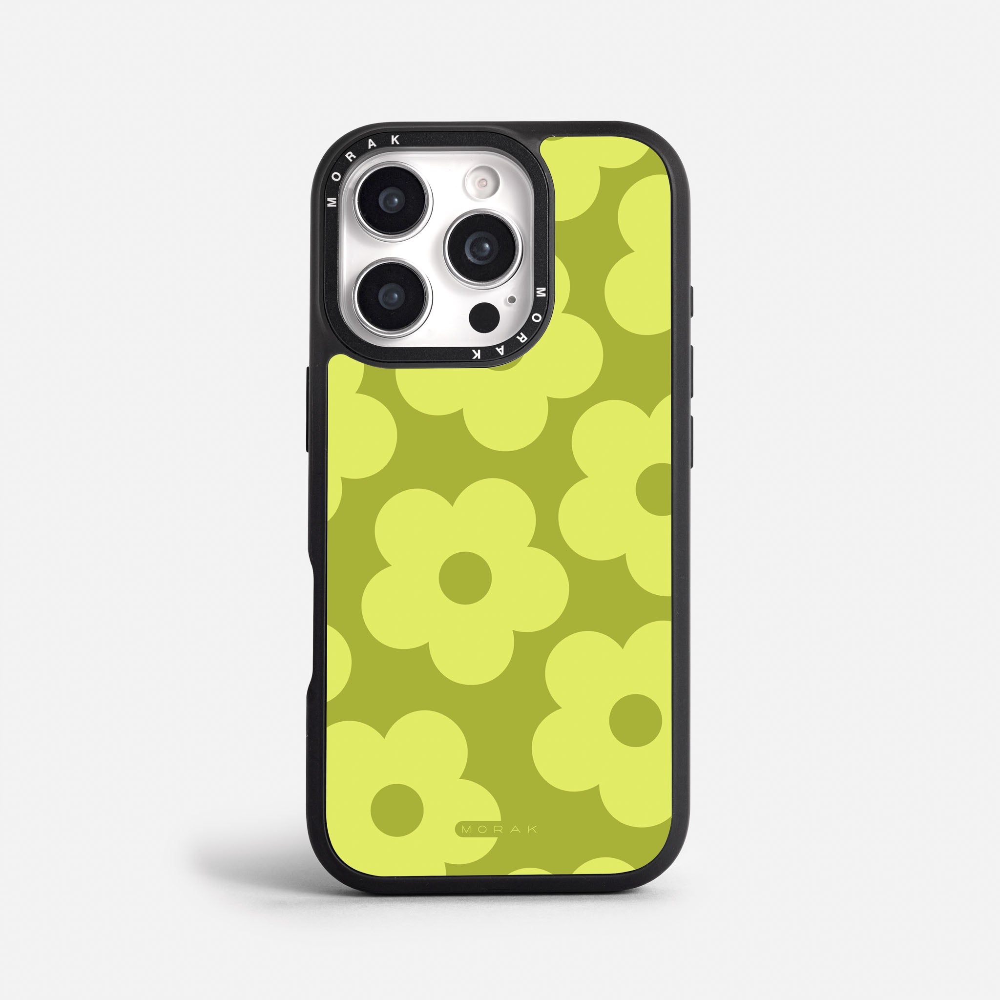 Case Retro Flowers - Blanco Premium – Protección antigolpe | Diseño colombiano | Morak