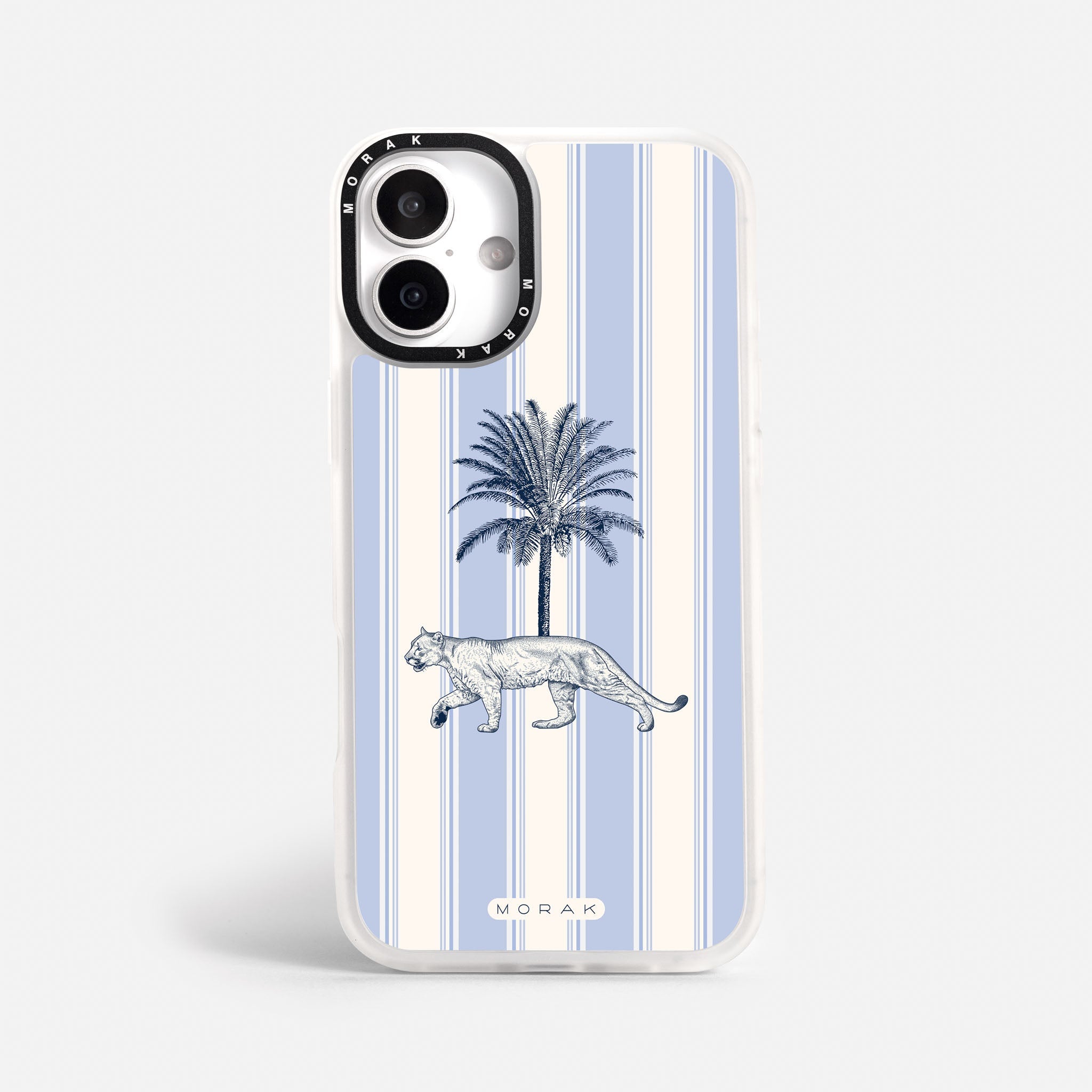 Case Safari Palm - Blanco Premium – Protección antigolpe | Diseño colombiano | Morak