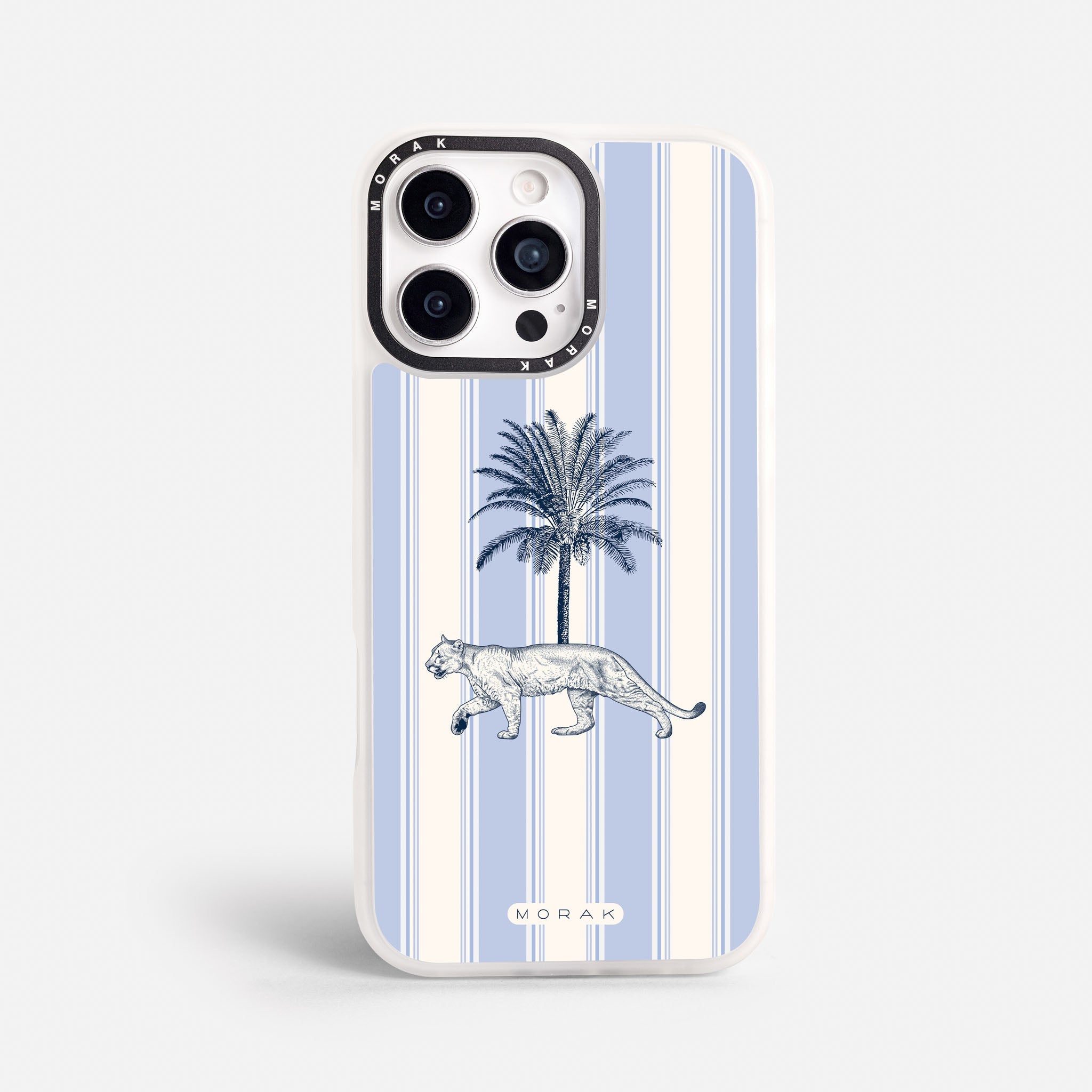 Case Safari Palm - Blanco Premium – Protección antigolpe | Diseño colombiano | Morak