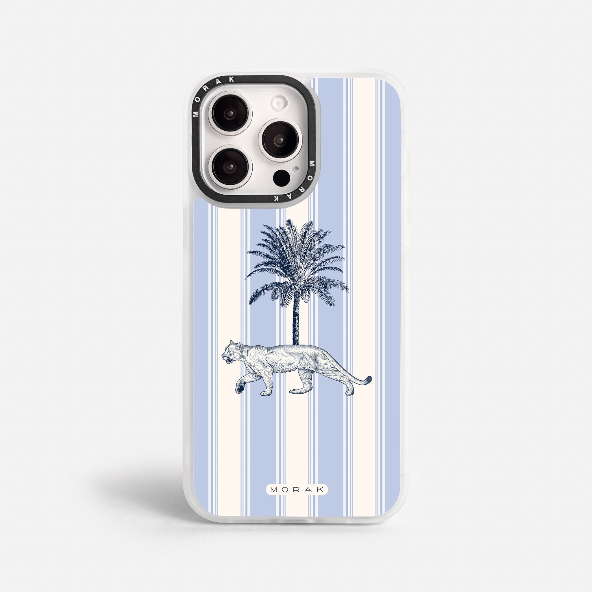 Case Safari Palm - Blanco Premium – Protección antigolpe | Diseño colombiano | Morak
