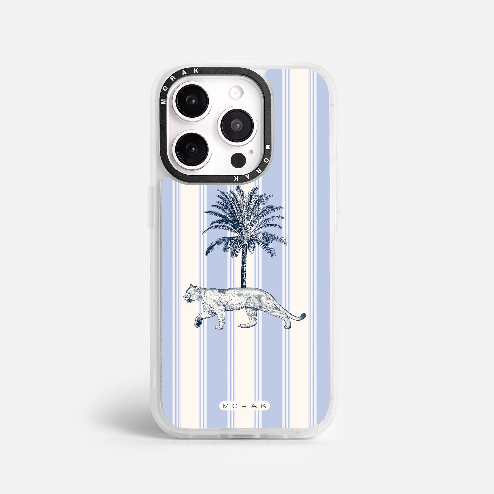 Case Safari Palm - Blanco Premium – Protección antigolpe | Diseño colombiano | Morak