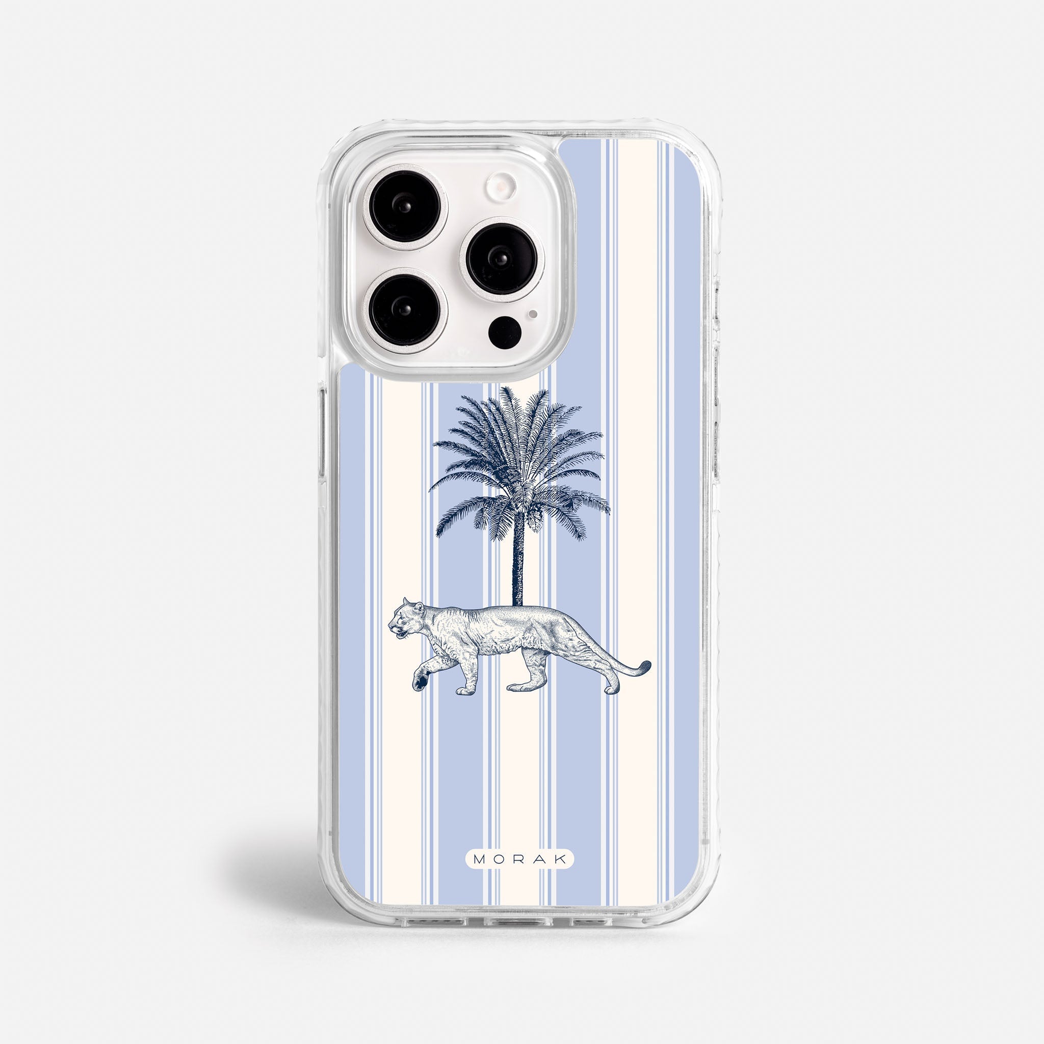Case Safari Palm - Blanco Premium – Protección antigolpe | Diseño colombiano | Morak