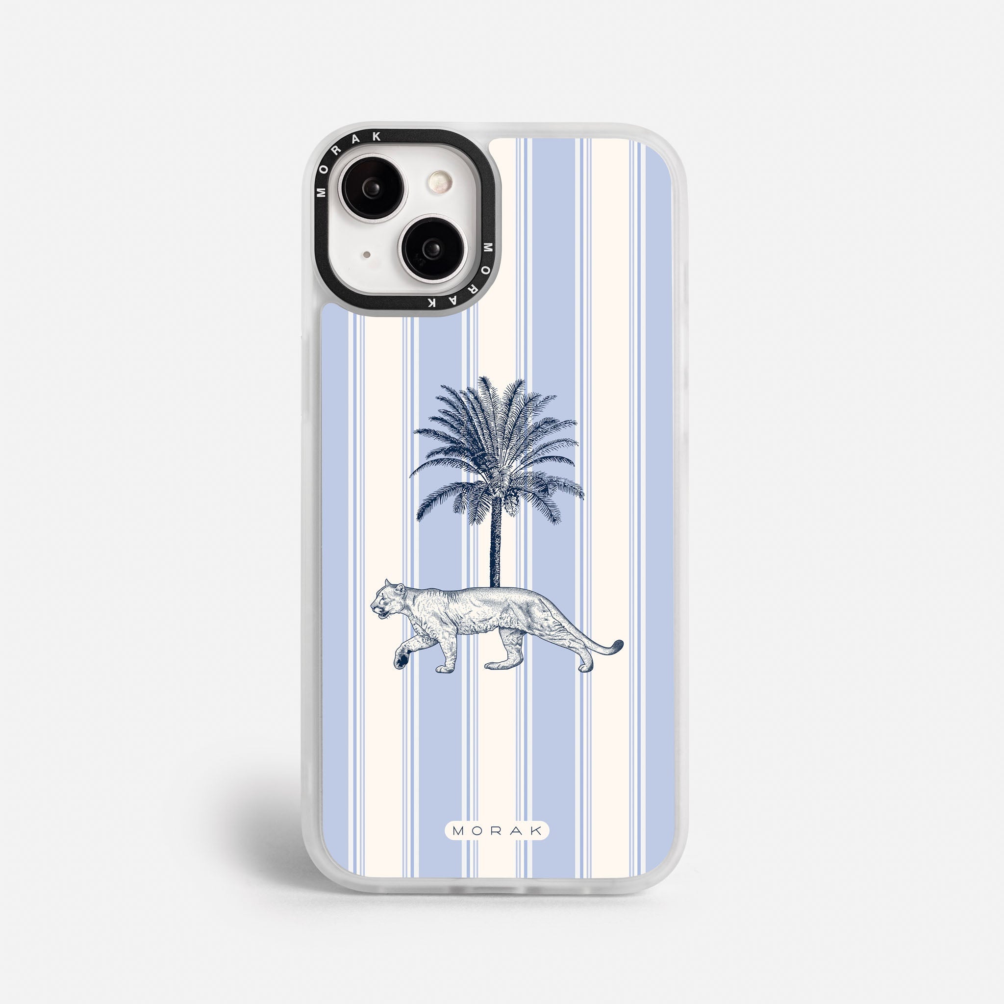 Case Safari Palm - Blanco Premium – Protección antigolpe | Diseño colombiano | Morak