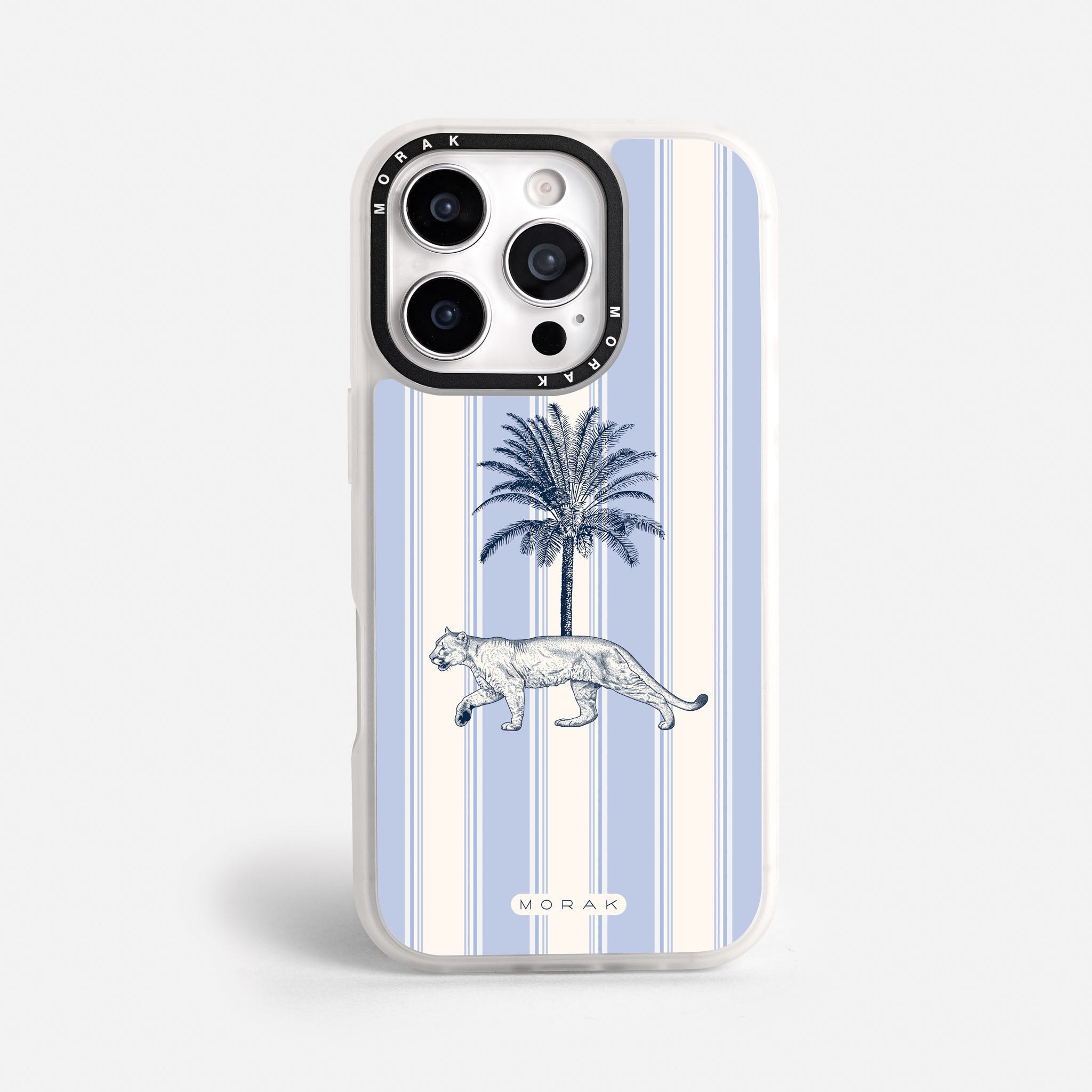 Case Safari Palm - Blanco Premium – Protección antigolpe | Diseño colombiano | Morak