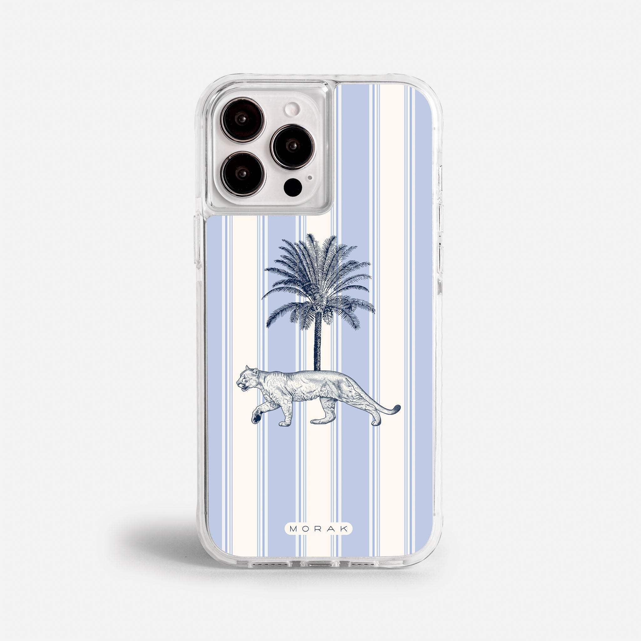 Case Safari Palm - Blanco Premium – Protección antigolpe | Diseño colombiano | Morak