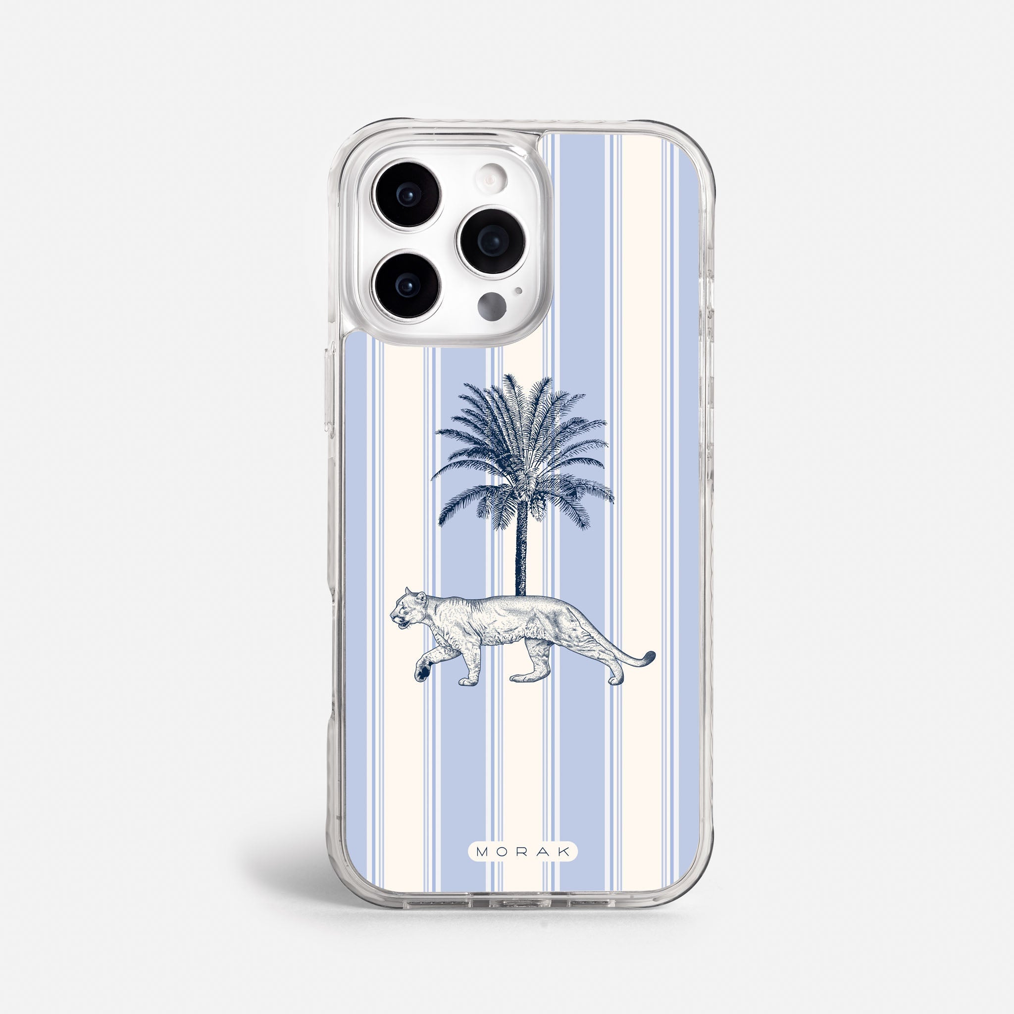 Case Safari Palm - Blanco Premium – Protección antigolpe | Diseño colombiano | Morak