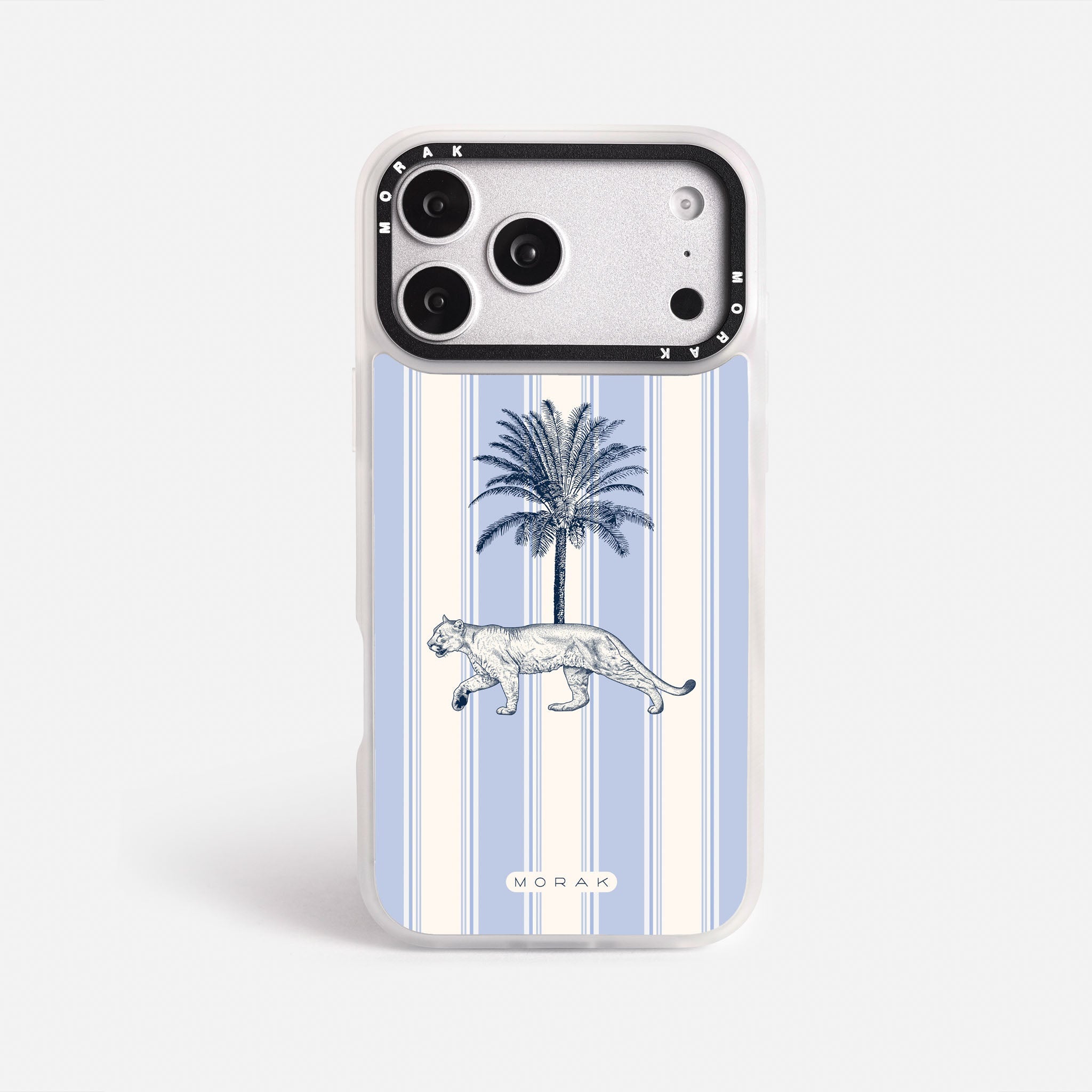 Case Safari Palm - Blanco Premium – Protección antigolpe | Diseño colombiano | Morak