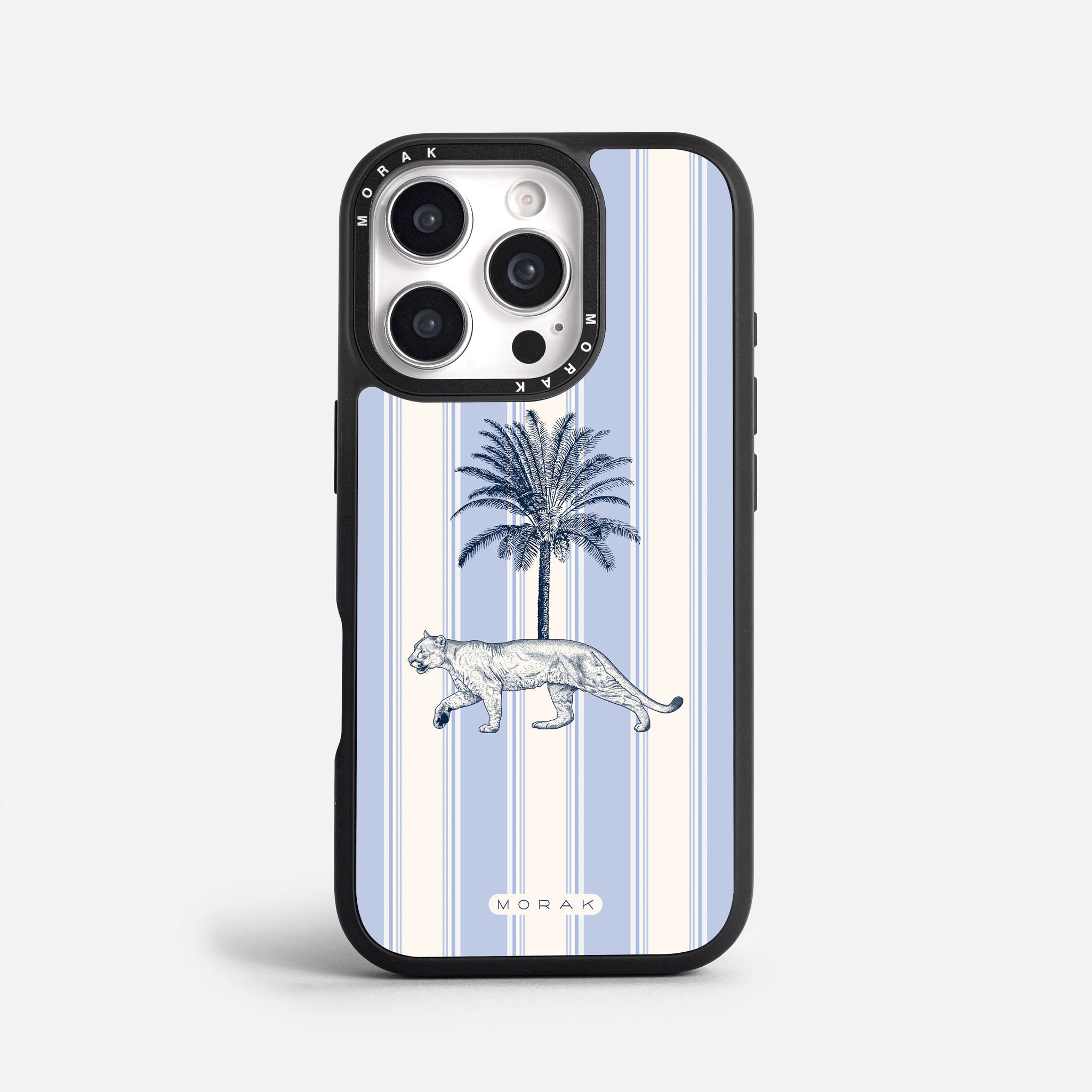 Case Safari Palm - Blanco Premium – Protección antigolpe | Diseño colombiano | Morak