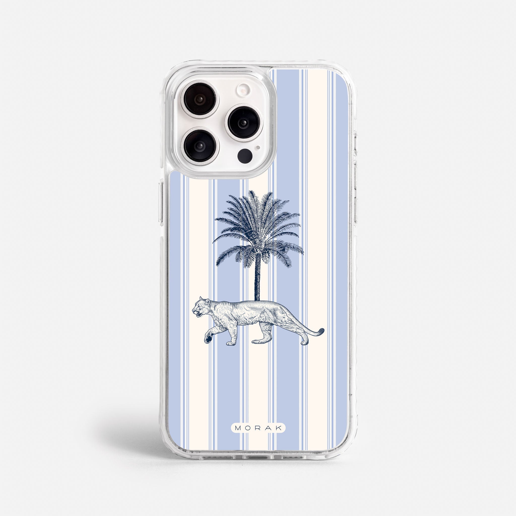 Case Safari Palm - Blanco Premium – Protección antigolpe | Diseño colombiano | Morak