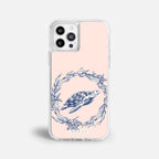 Case Funda Sea Circle - Blanco Premium Para iPhone 17-12 Samsung S26-S22