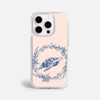 Case Funda Sea Circle - Blanco Premium Para iPhone 17-12 Samsung S26-S22