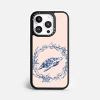 Case Funda Sea Circle - Blanco Premium Para iPhone 17-12 Samsung S26-S22