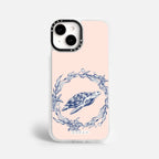 Case Funda Sea Circle - Blanco Premium Para iPhone 17-12 Samsung S26-S22