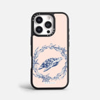 Case Funda Sea Circle - Blanco Premium Para iPhone 17-12 Samsung S26-S22