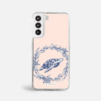 Case Funda Sea Circle - Blanco Premium Para iPhone 17-12 Samsung S26-S22