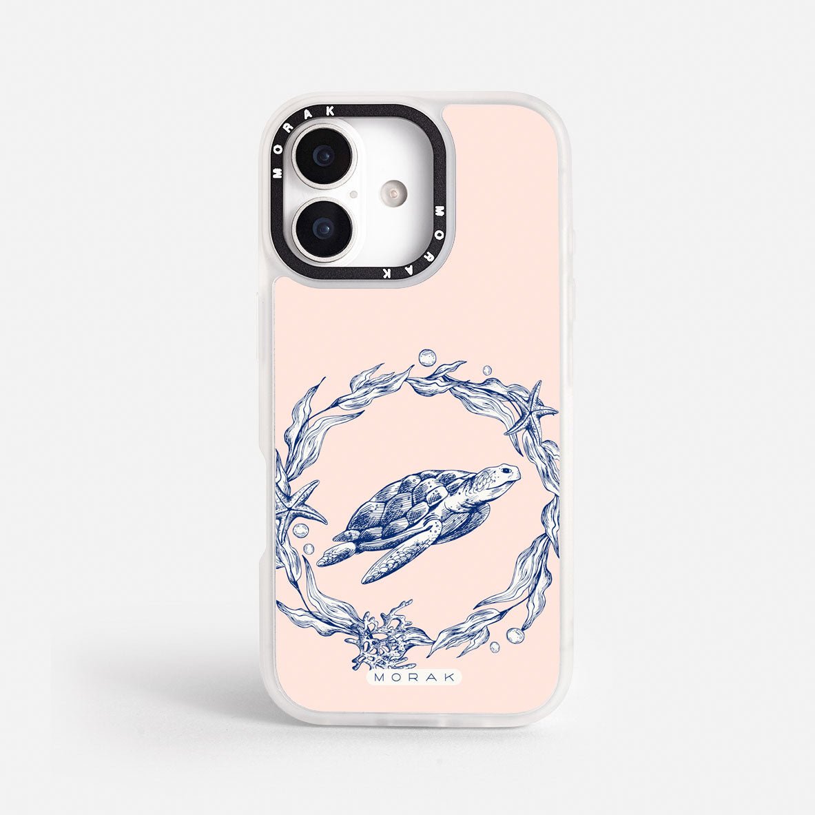 Case Sea Circle - Blanco Premium – Protección antigolpe | Diseño colombiano | Morak
