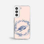 Case Funda Sea Circle - Blanco Premium Para iPhone 17-12 Samsung S26-S22