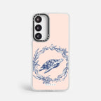 Case Funda Sea Circle - Blanco Premium Para iPhone 17-12 Samsung S26-S22