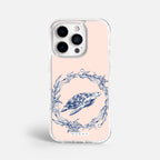 Case Funda Sea Circle - Blanco Premium Para iPhone 17-12 Samsung S26-S22