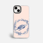 Case Funda Sea Circle - Blanco Premium Para iPhone 17-12 Samsung S26-S22