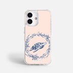 Case Funda Sea Circle - Blanco Premium Para iPhone 17-12 Samsung S26-S22