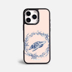 Case Funda Sea Circle - Blanco Premium Para iPhone 17-12 Samsung S26-S22