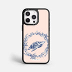 Case Funda Sea Circle - Blanco Premium Para iPhone 17-12 Samsung S26-S22