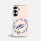 Case Funda Sea Circle - Blanco Premium Para iPhone 17-12 Samsung S26-S22