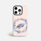 Case Funda Sea Circle - Blanco Premium Para iPhone 17-12 Samsung S26-S22