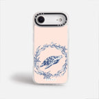 Case Funda Sea Circle - Blanco Premium Para iPhone 17-12 Samsung S26-S22