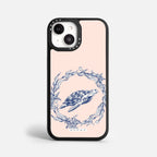 Case Funda Sea Circle - Blanco Premium Para iPhone 17-12 Samsung S26-S22