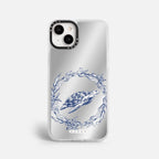 Case Funda Sea Circle - Espejo Premium Para iPhone 17-12 Samsung S26-S22