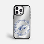 Case Funda Sea Circle - Espejo Premium Para iPhone 17-12 Samsung S26-S22
