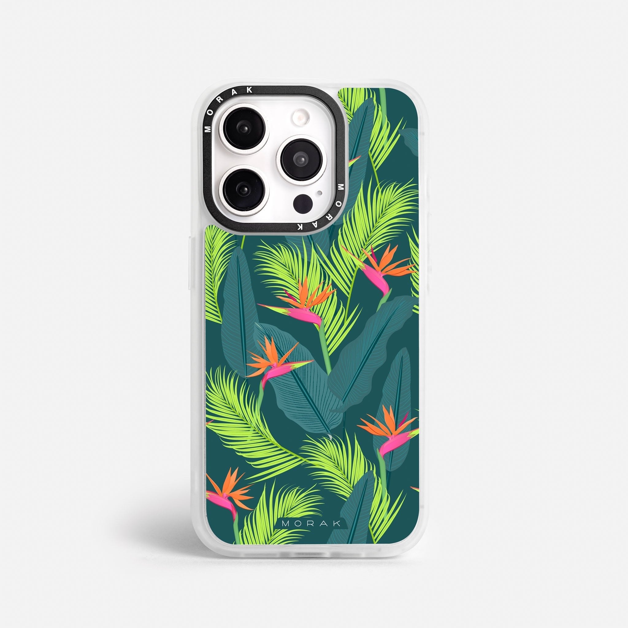 Case Selva Viva - Blanco Premium – Protección antigolpe | Diseño colombiano | Morak