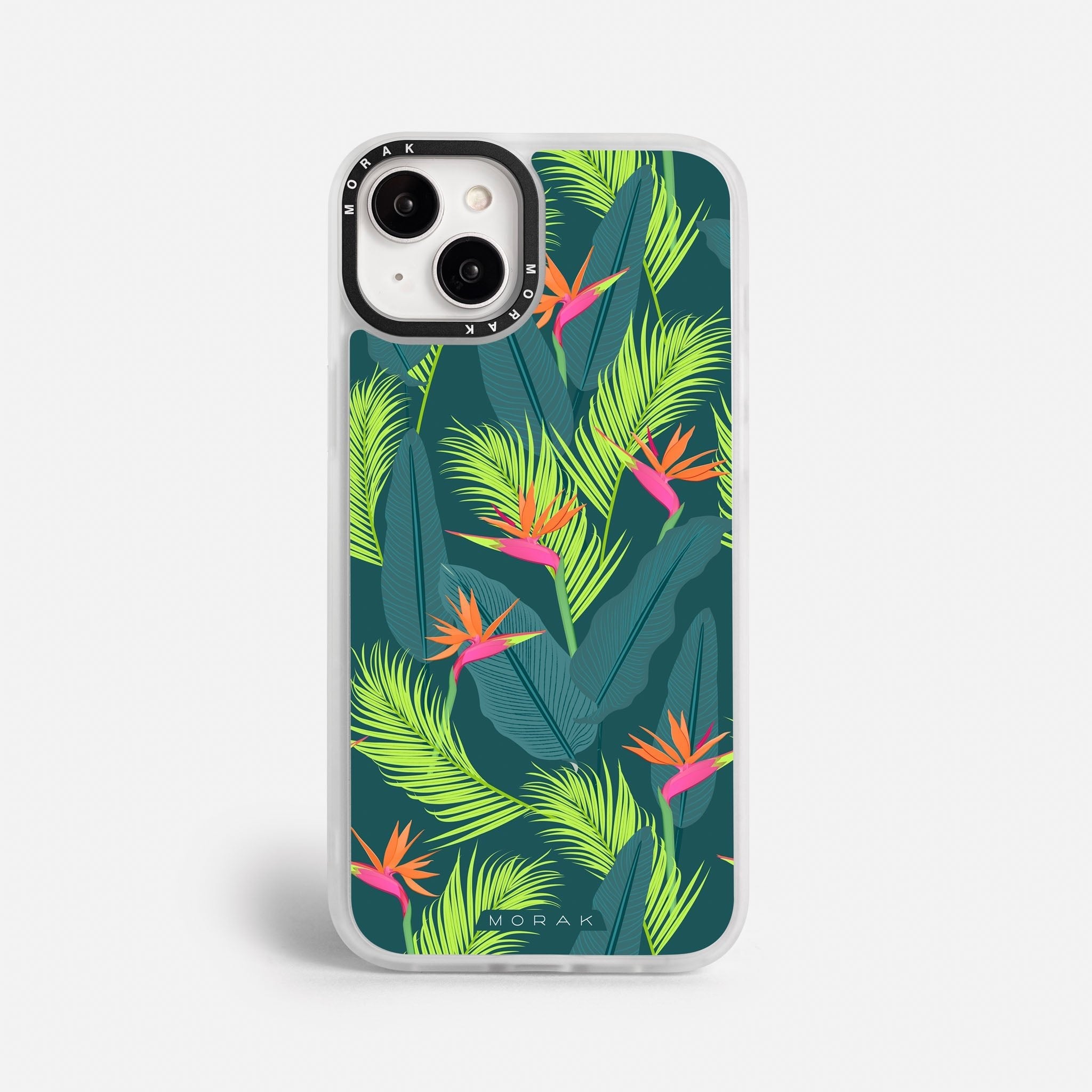Case Selva Viva - Blanco Premium – Protección antigolpe | Diseño colombiano | Morak
