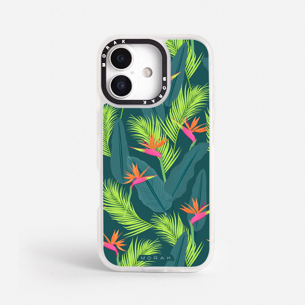 Case Selva Viva - Blanco Premium – Protección antigolpe | Diseño colombiano | Morak