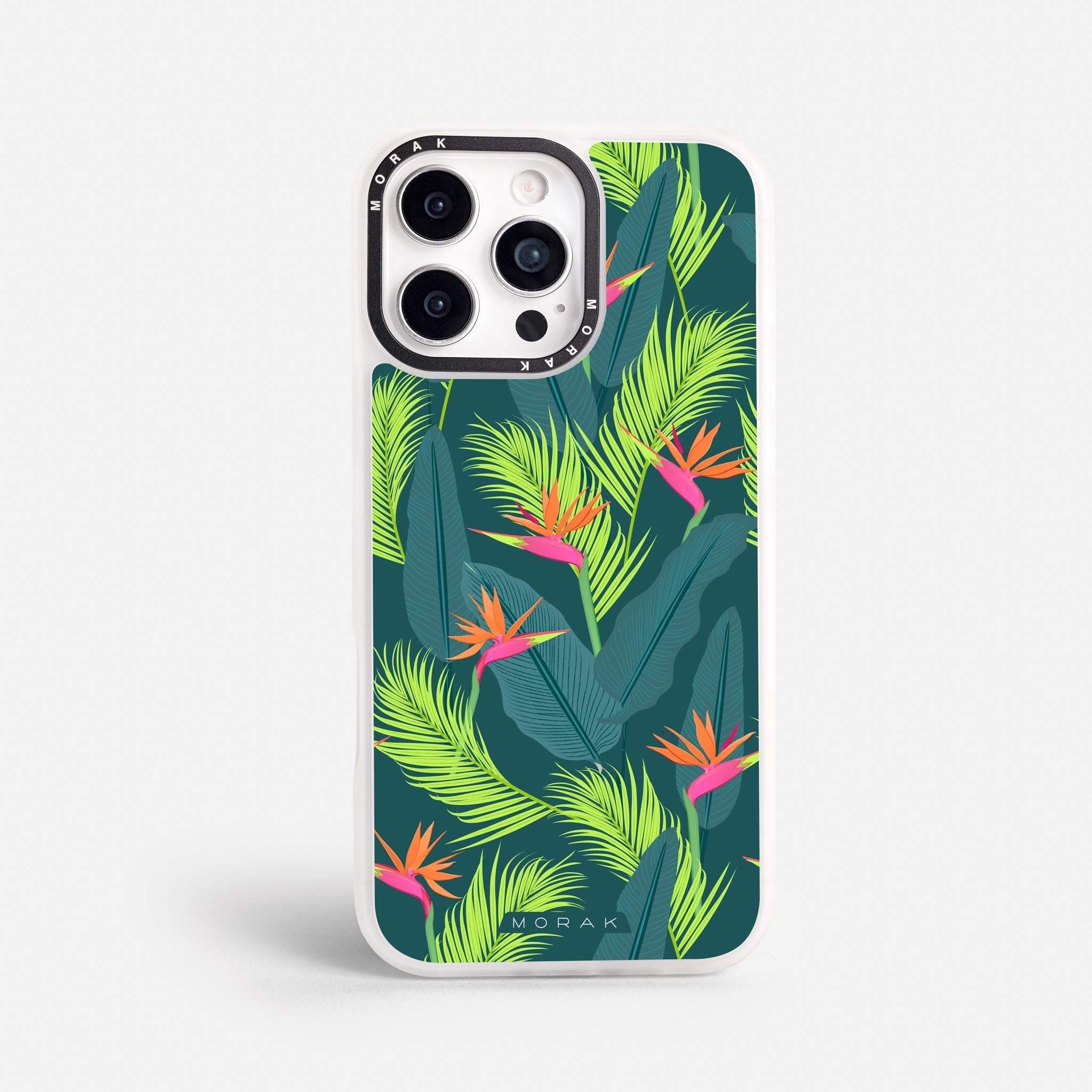 Case Selva Viva - Blanco Premium – Protección antigolpe | Diseño colombiano | Morak