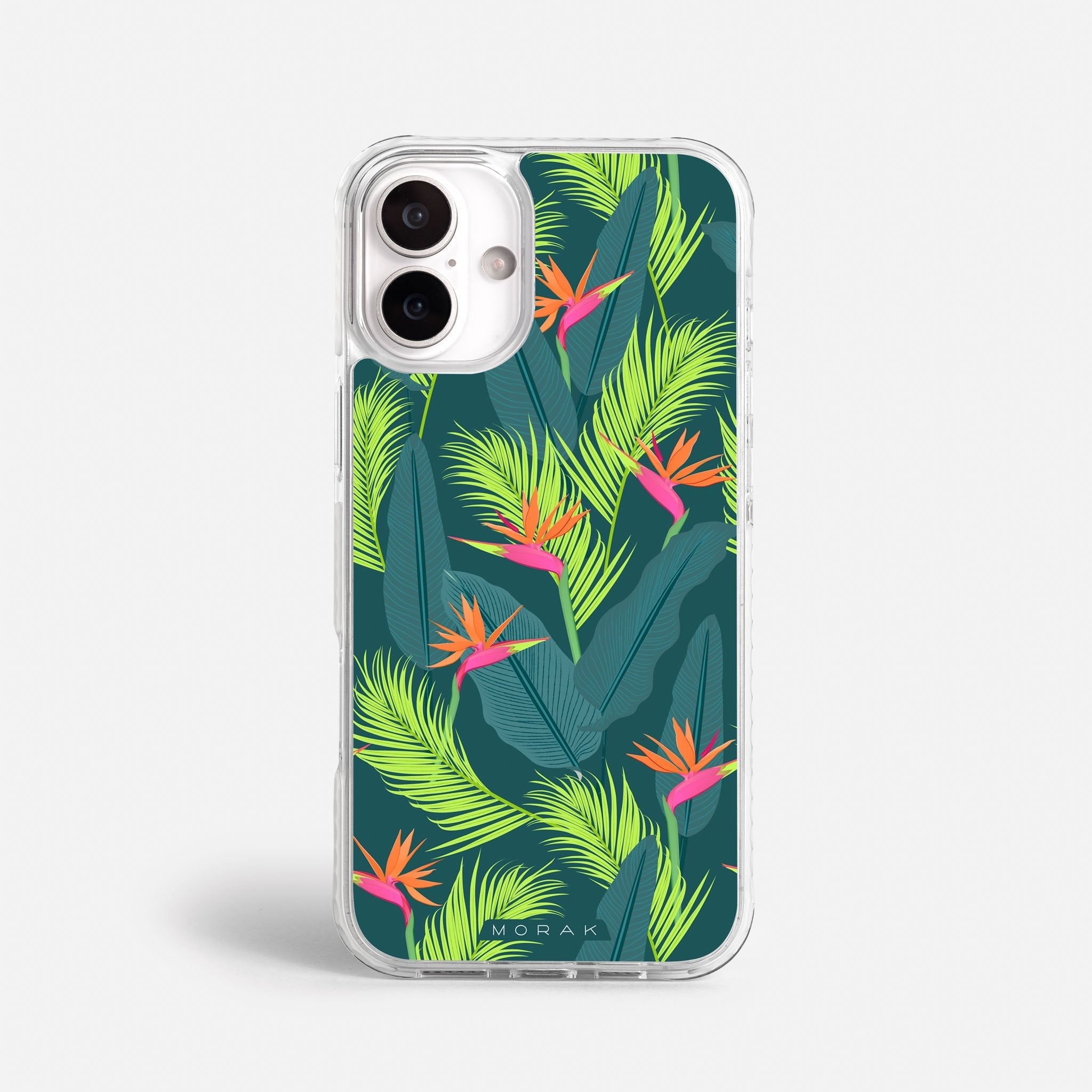 Case Selva Viva - Blanco Premium – Protección antigolpe | Diseño colombiano | Morak
