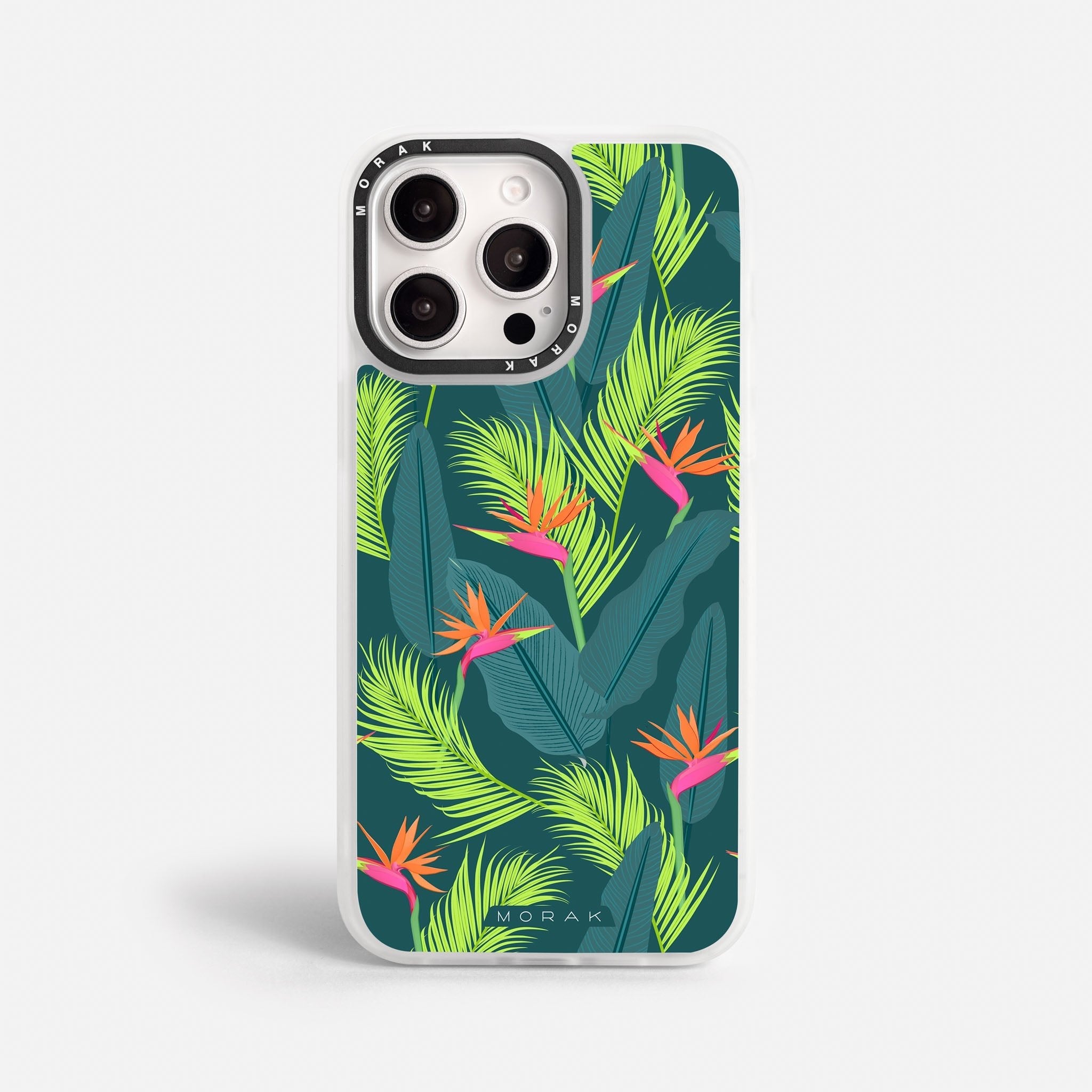 Case Selva Viva - Blanco Premium – Protección antigolpe | Diseño colombiano | Morak
