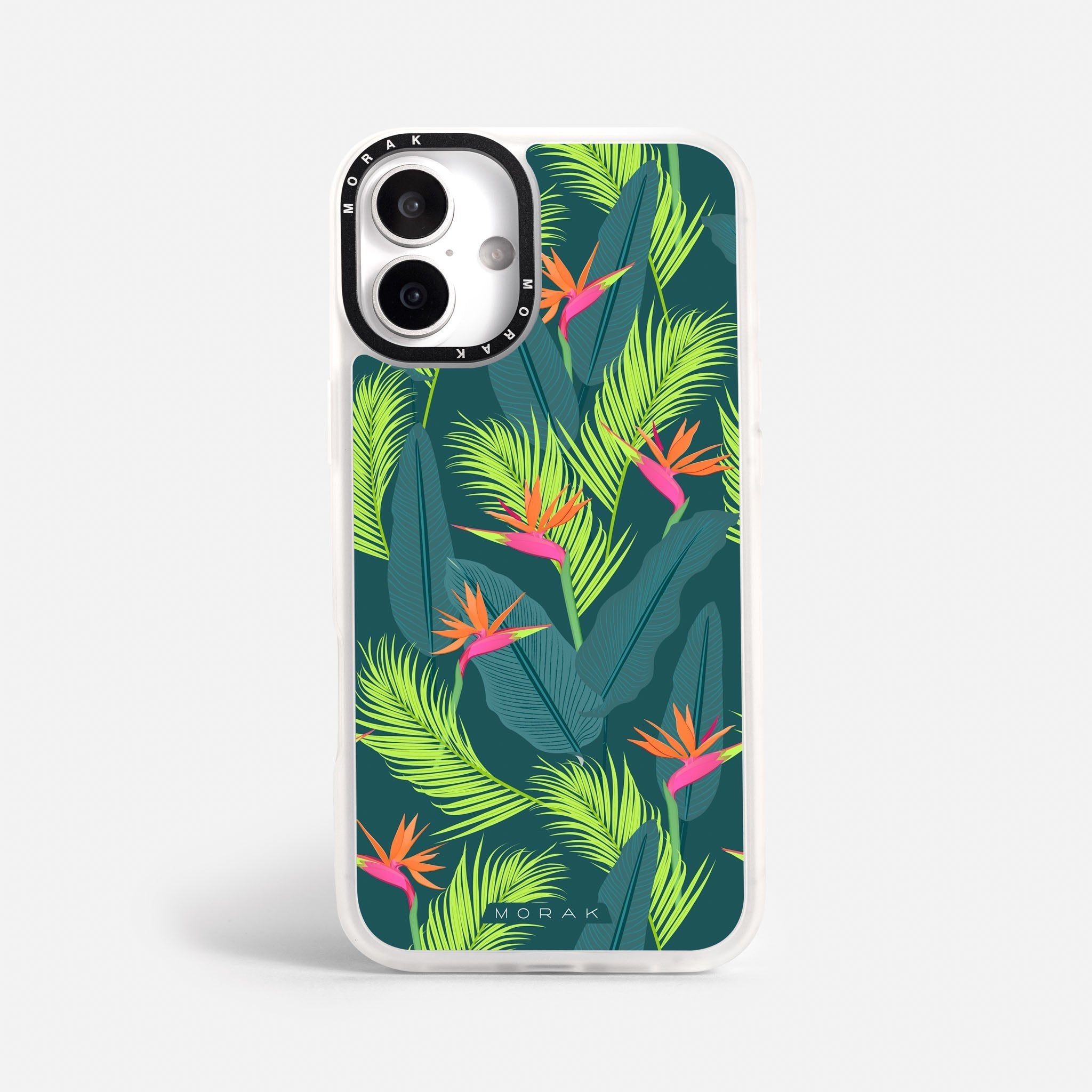 Case Selva Viva - Blanco Premium – Protección antigolpe | Diseño colombiano | Morak
