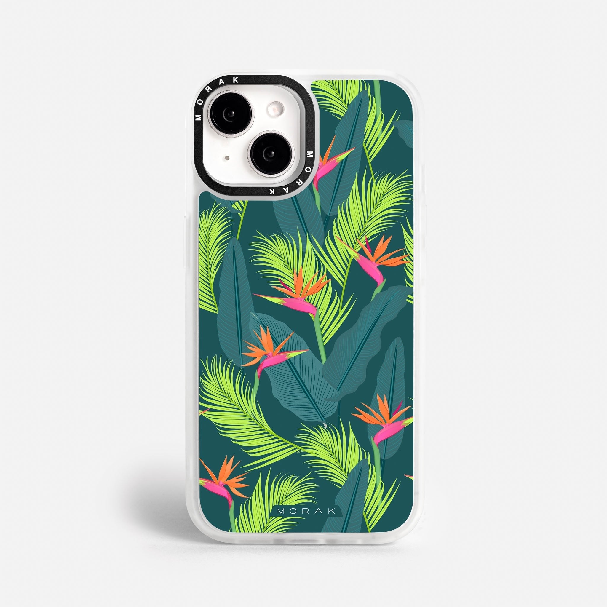 Case Selva Viva - Blanco Premium – Protección antigolpe | Diseño colombiano | Morak