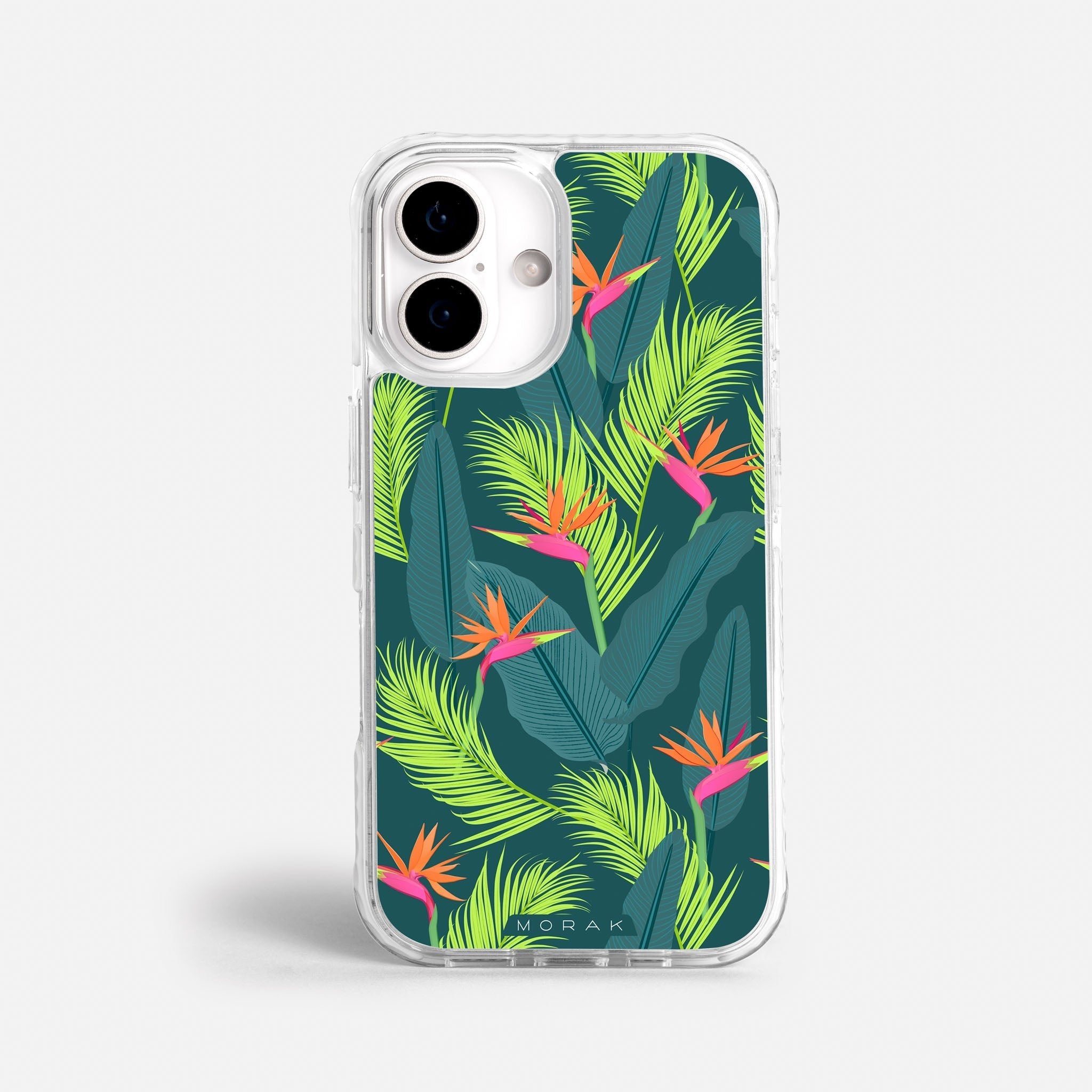 Case Selva Viva - Blanco Premium – Protección antigolpe | Diseño colombiano | Morak