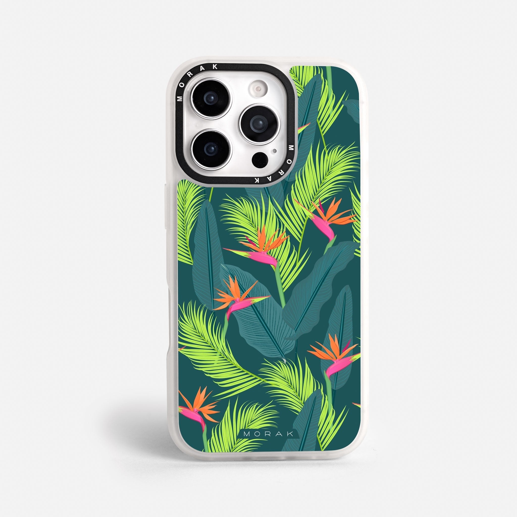 Case Selva Viva - Blanco Premium – Protección antigolpe | Diseño colombiano | Morak