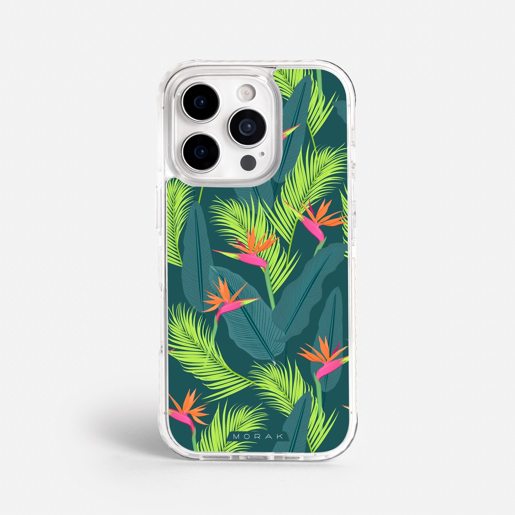 Case Selva Viva - Blanco Premium – Protección antigolpe | Diseño colombiano | Morak