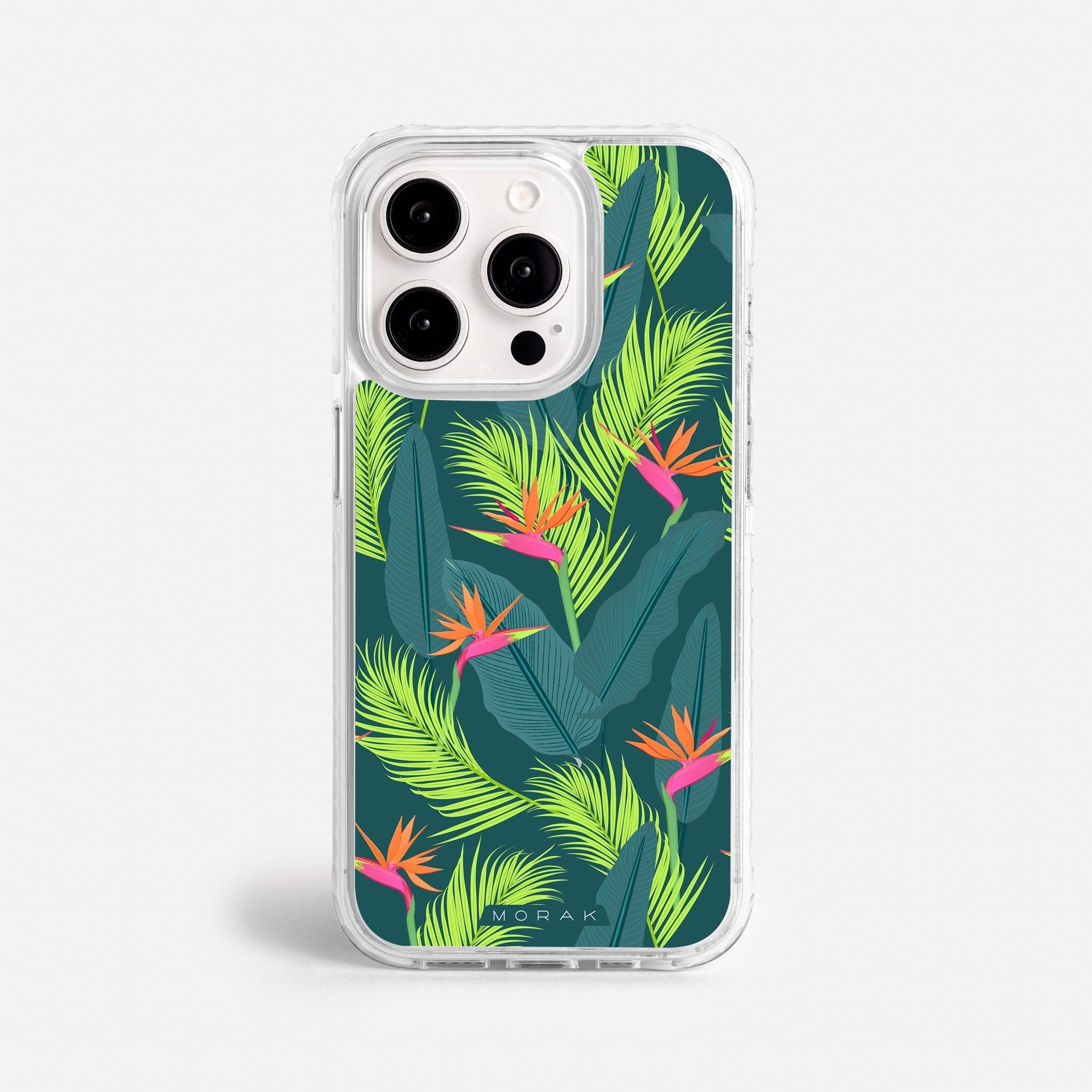 Case Selva Viva - Blanco Premium – Protección antigolpe | Diseño colombiano | Morak