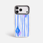 Case Funda Shell Line - Blanco Premium Para iPhone 17-12 Samsung S26-S22