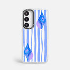 Case Funda Shell Line - Blanco Premium Para iPhone 17-12 Samsung S26-S22