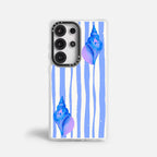 Case Funda Shell Line - Blanco Premium Para iPhone 17-12 Samsung S26-S22