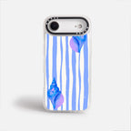 Case Funda Shell Line - Blanco Premium Para iPhone 17-12 Samsung S26-S22