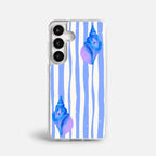 Case Funda Shell Line - Blanco Premium Para iPhone 17-12 Samsung S26-S22